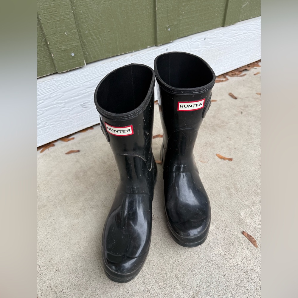 Hunter Black Rain Boots